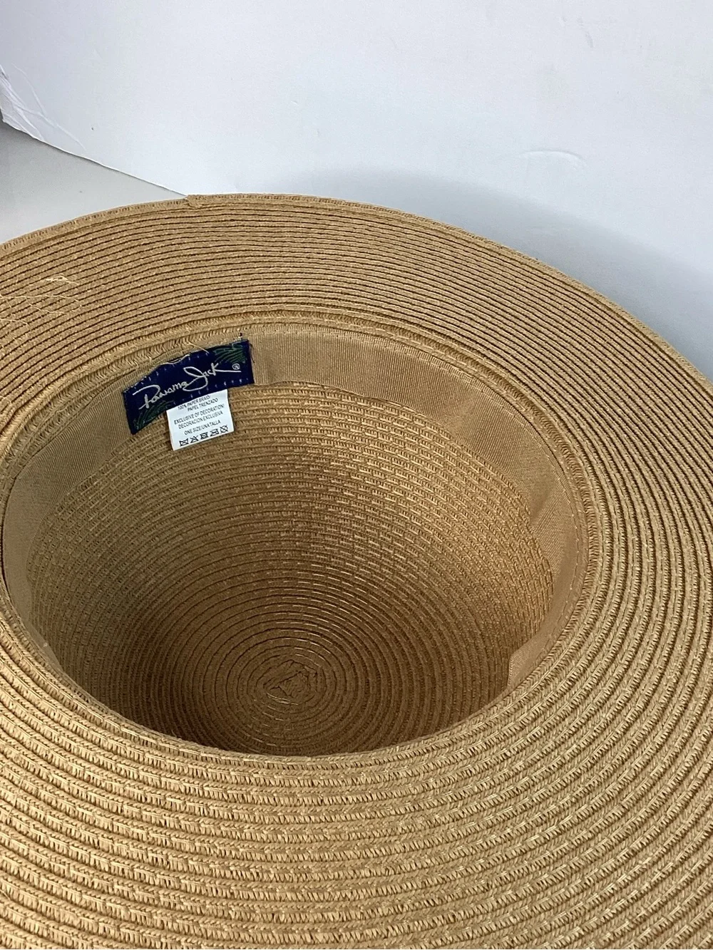Panama Jack Straw Paper Large Brim Ladies Hat